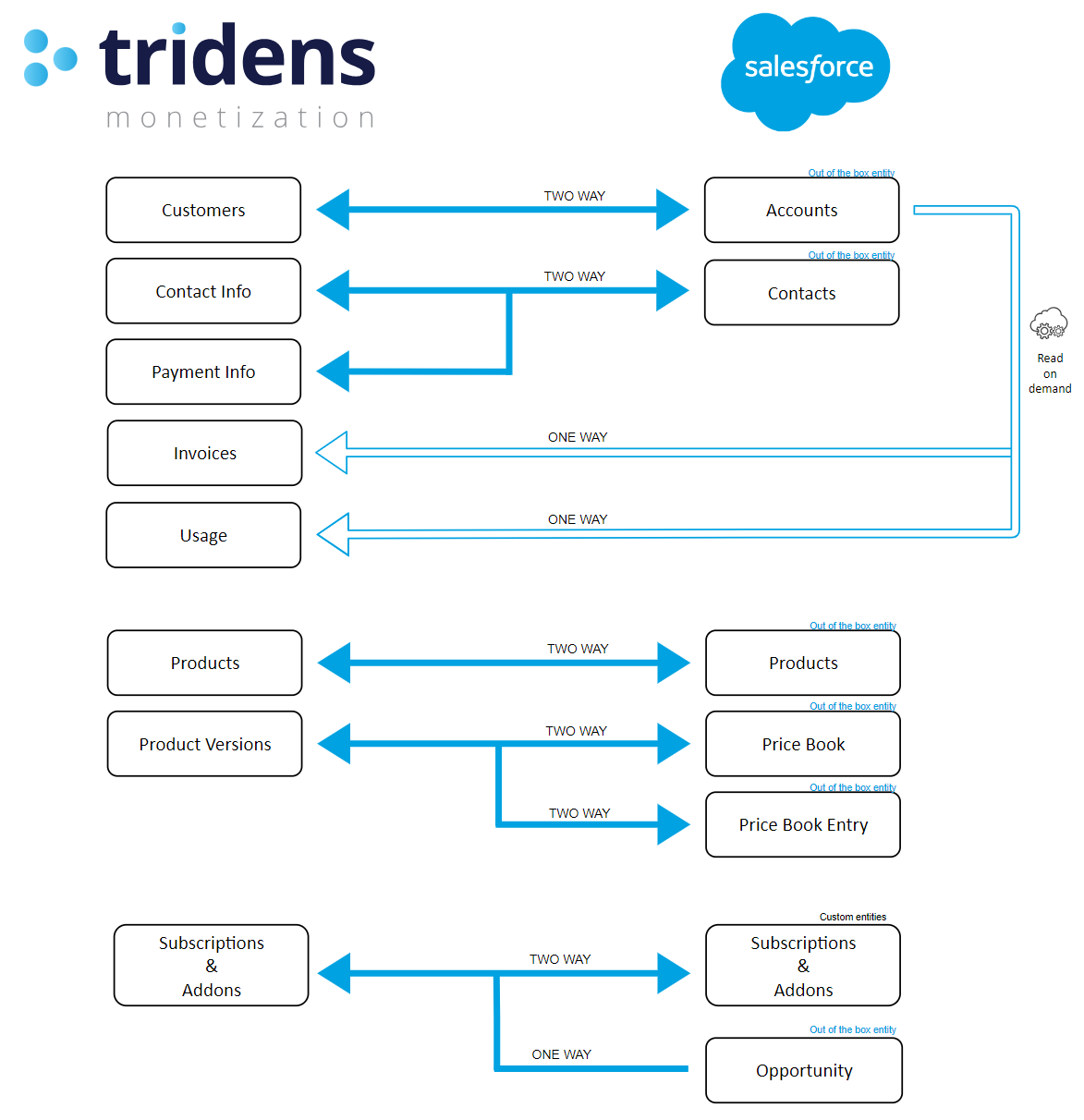 Tridens-Salesforce Integration Architecture